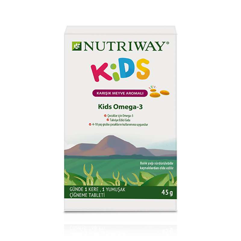 NUTRIWAY™ Kids Omega-3 45 gr. Kutu AMWAY Ürün Kodu: 122447