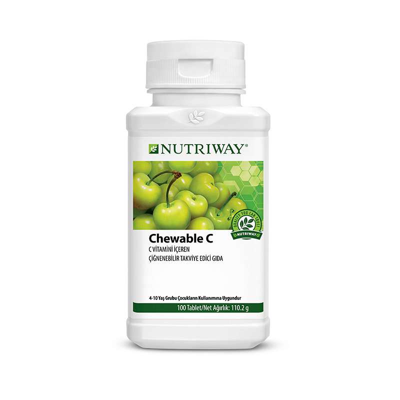 AMWAY NUTRIWAY™ Çocuklar için Destek Seti ( Chewable Multivitamin  + Chewable C )