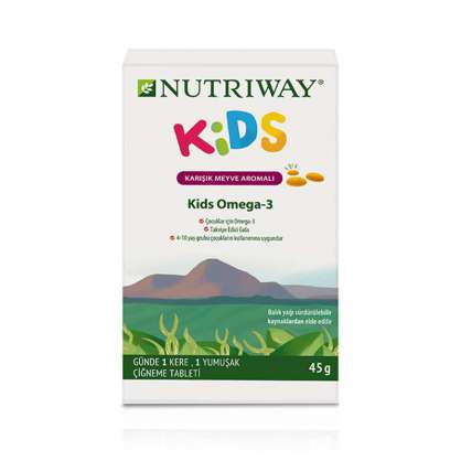 NUTRIWAY™ Kids Omega-3 45 gr. Kutu AMWAY Ürün Kodu: 122447 
